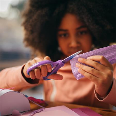 Nožnice, školské 15 cm, FISKARS, ombre fialové 5