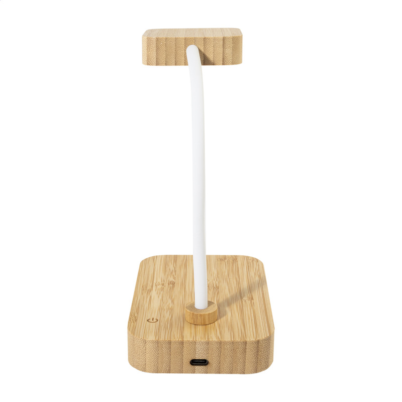 VoltGlow stolná lampa s bezdrôtovou nabíjačkou 4