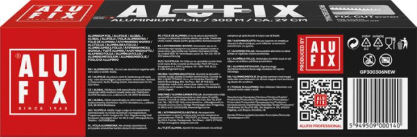 Alobal, 29 cm x 300 m, ALUFIX 3