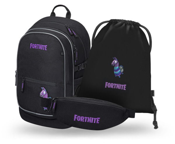 BAAGL SADA 3 Core Fortnite Llama: batoh, vrecko, GRS