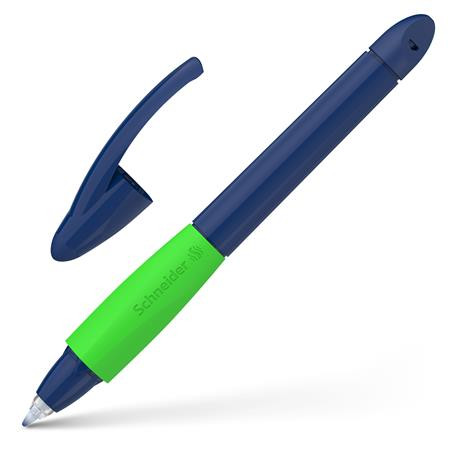 Roller pero, s náplňou, veľkosť M, SCHNEIDER "Base Ball", modro-zelené 5