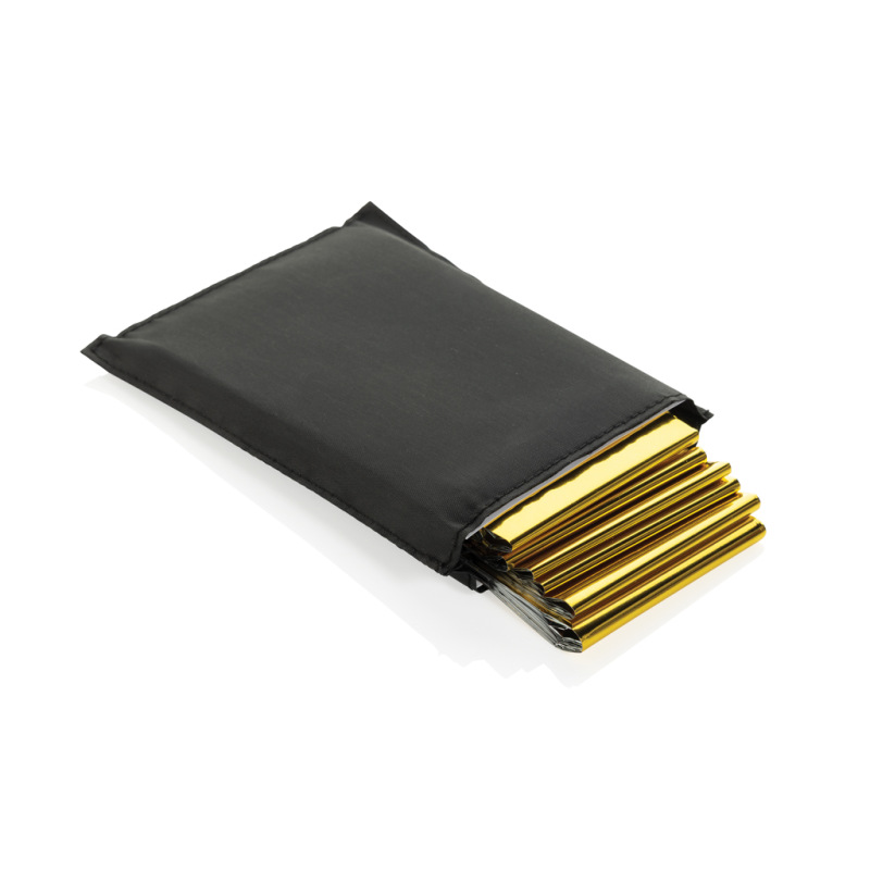 Solra núdzová fólia v puzdre z rec. RPET (RCS) čierna 1