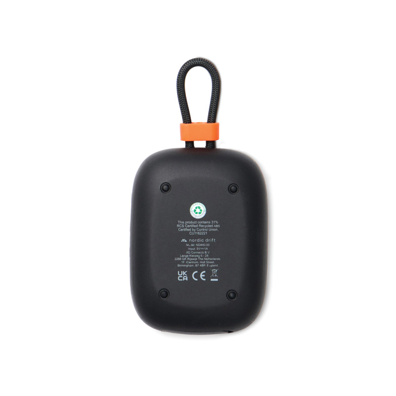 Nordic Drift Titan IP67 vodotesný a prachotesný 5W repro. čierna 5