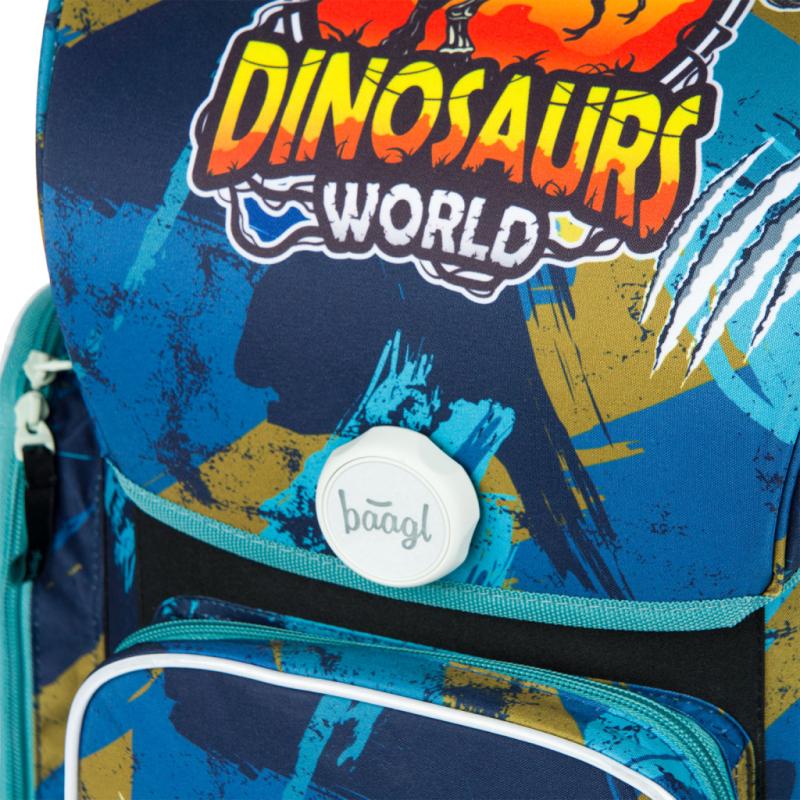 BAAGL Školská aktovka Ergo Dinosaurs World