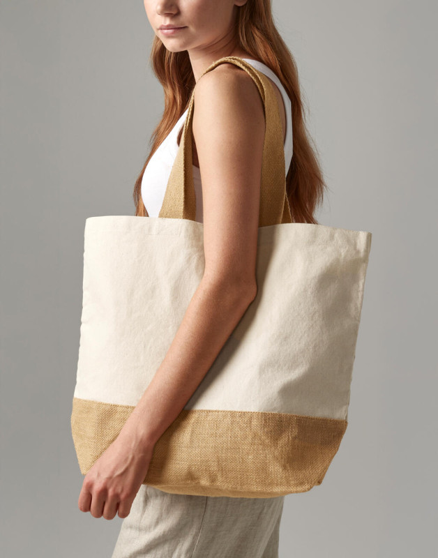 Taška Jute Base Canvas Tote