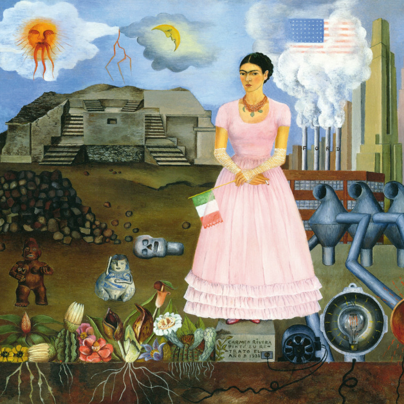 NOTIQUE Poznámkový kalendár Frida Kahlo 2026, 30 x 30 cm 4