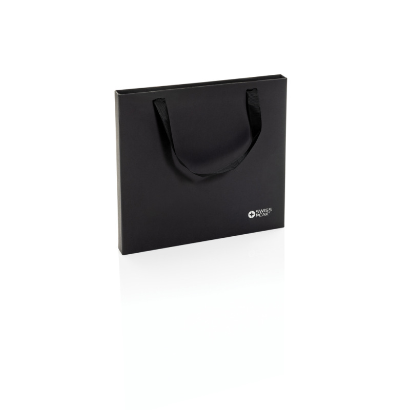 Swiss Peak RCS certifikovaná darčeková business sada čierna 8