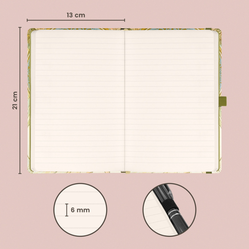 NOTIQUE Notes Alfons Mucha – Poézia, linajkovaný, 13 x 21 cm 2