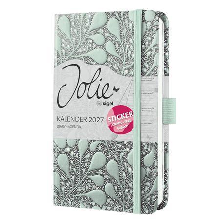 Diár, A6, týždenný, 2027, tvrdá obálka, SIGEL "Jolie", Enchanted Nature 2
