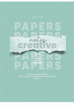 Zošit, zošívaný, A4, linkovaný, 80 listov, SHKOLYARYK "Notes Creative", mix 2