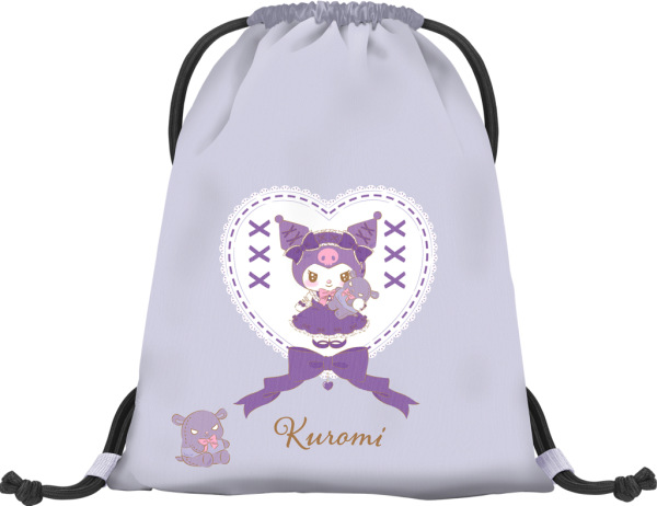 BAAGL SADA 5 Core Kuromi Sweet One: batoh, peračník, vrecko, ľadvinka, obal na notebook GR 10