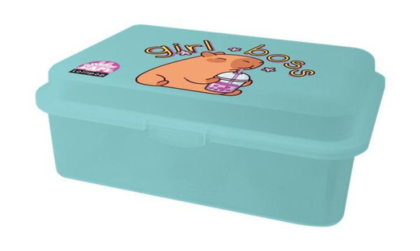 Box na desiatu, LIZZYSULI, Lollipop Capybara, zelený