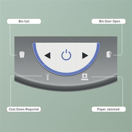 Skartovací stroj, mikrokonfety, 6 listov, LEITZ "IQ OptiMax Home Office 225 P5" 8