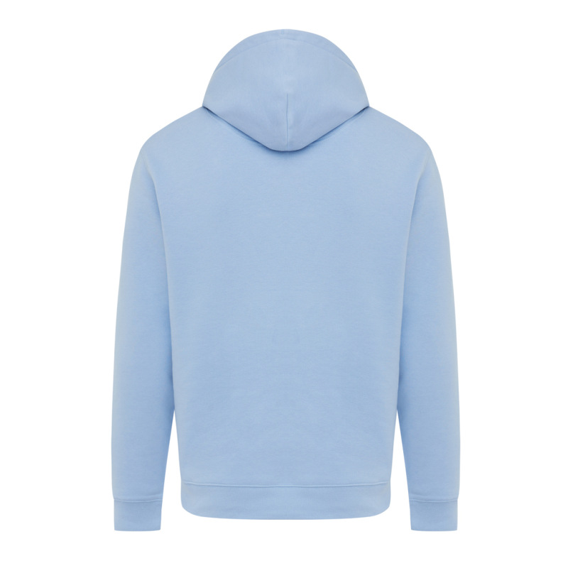 IQONIQ Joshua Unisex mikina s kapucňou z rec. bavlny sky blue M 3