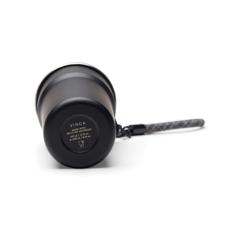 VINGA Parks RCS SS poháre, 4 ks, 250 ml čierna 5