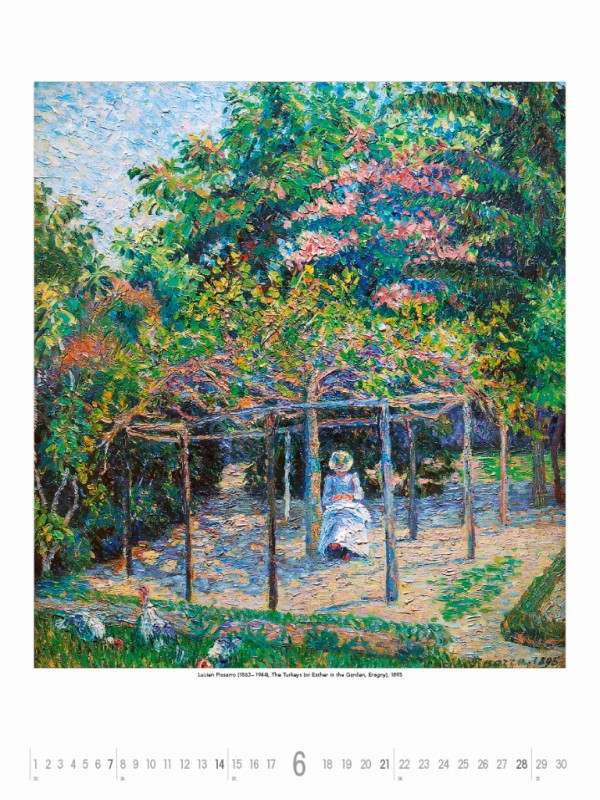 Nástenný kalendár Gardens Impressionism 2026 6