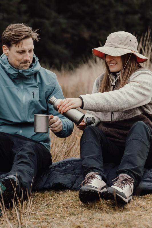 Nordic Drift Trail Ultra Ľahká Titánová Fľaša na vodu 600 ml strieborná 16