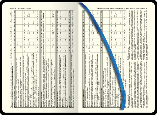 Denný diár A5 ELASTIC blue 2026 3