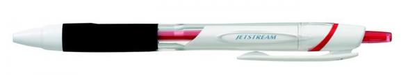 Guľôčkové pero, 0,35 mm, stláčací mechanizmus, biele telo pera, UNI "SXN-155 Jetstream", č