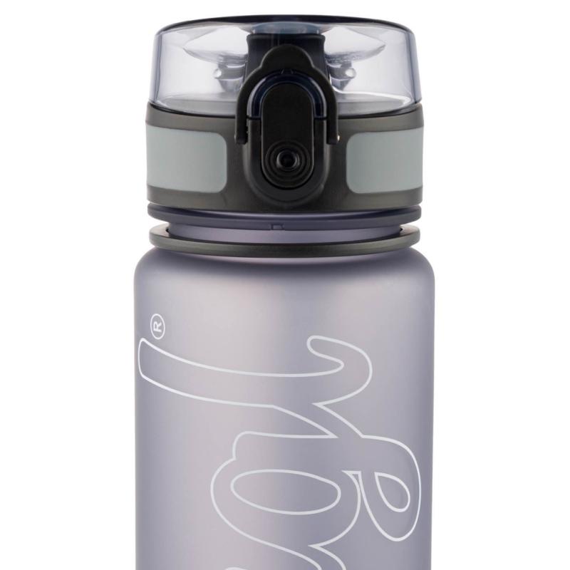 BAAGL Tritanová fľaša na nápoje Logo sivá