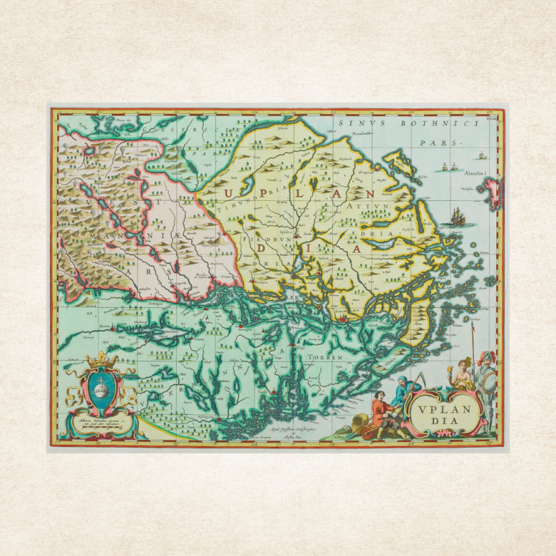 NOTIQUE Poznámkový kalendár Staré mapy 2026, 30 x 30 cm 2