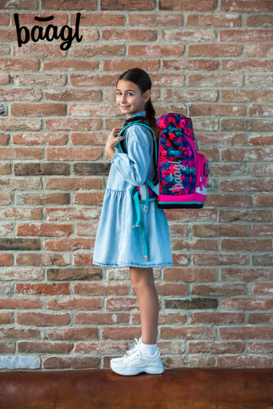 BAAGL SADA 5 Airy Plus Plameniaky: batoh, peračník, vrecko, zástera, peňaženka 8