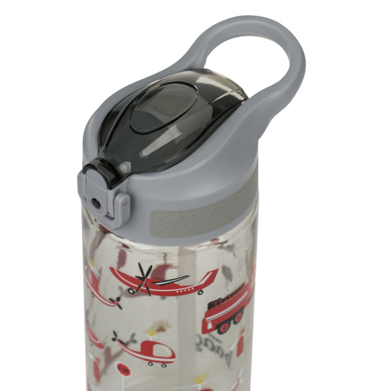 BAAGL Tritanová fľaša na nápoje so slamkou Záchranári, 500 ml 2
