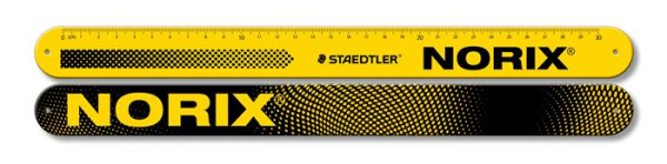 Pravítko, flexibilné, nacvakávacie, 30 cm, STAEDTLER, "Norix® 565" 9