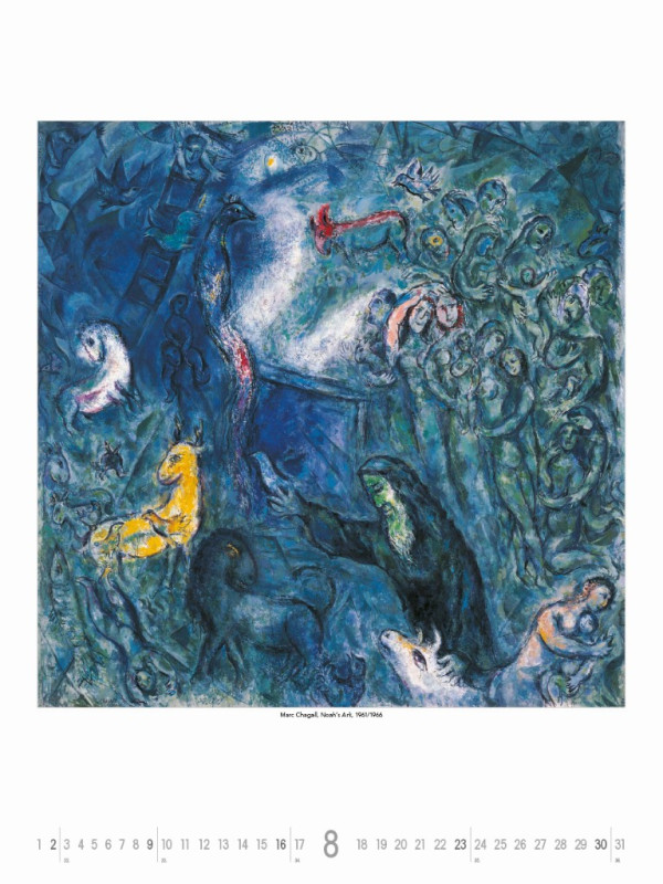 Nástenný kalendár Marc Chagall 2026 8