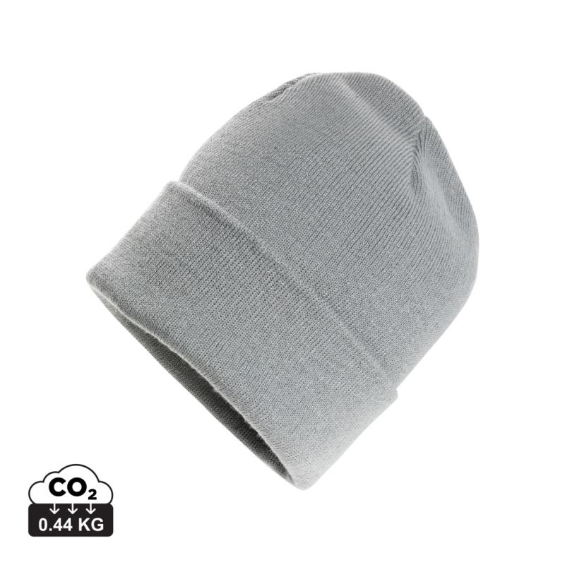 Beanie čapica Impact z Polylana® AWARE™ sivá