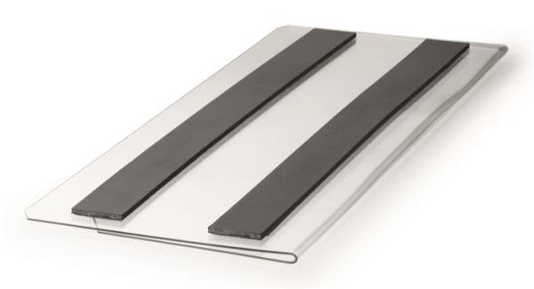 Logistické vrecko, magnetické, 1/2 A5, hotizontálne, DURABLE "HARD COVER", priehľadné 3