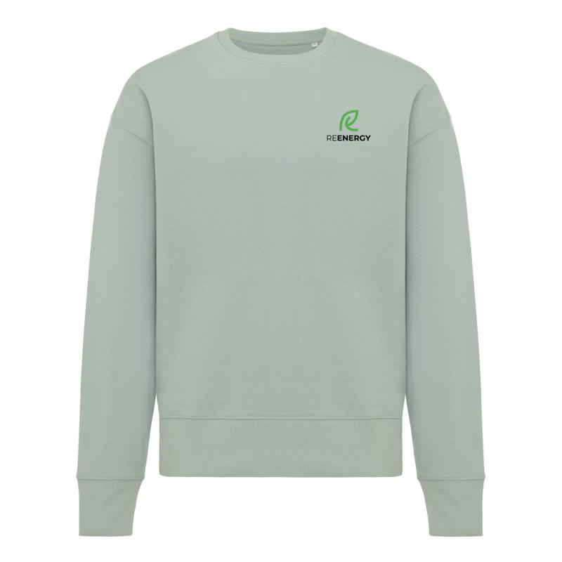 Mikina Iqoniq Kruger relaxed fit z recykl. bavlny Iceberg green XS 3