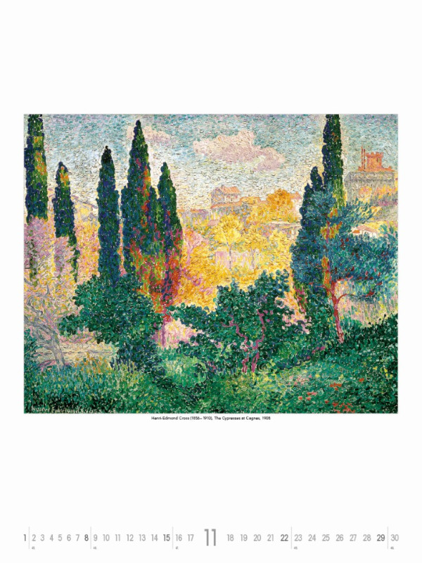Nástenný kalendár Gardens Impressionism 2026 11