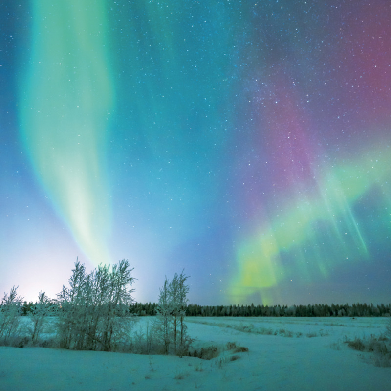 NOTIQUE Grid calendar Aurora Borealis 2027, 30 x 30 cm 13