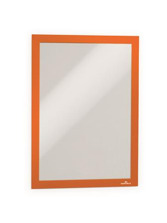 Informačný panel, A4, samolepiaca zadná strana, DURABLE "DURAFRAME®", oranžový