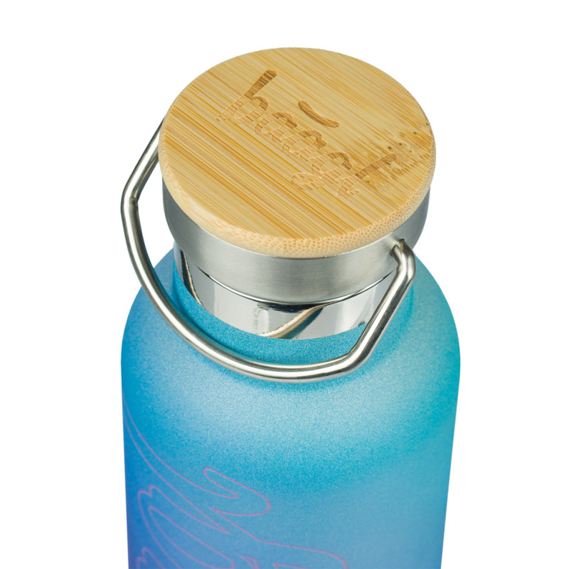 BAAGL Termofľaša s bambusovým viečkom Gradient modro-fialová, 500 ml 1