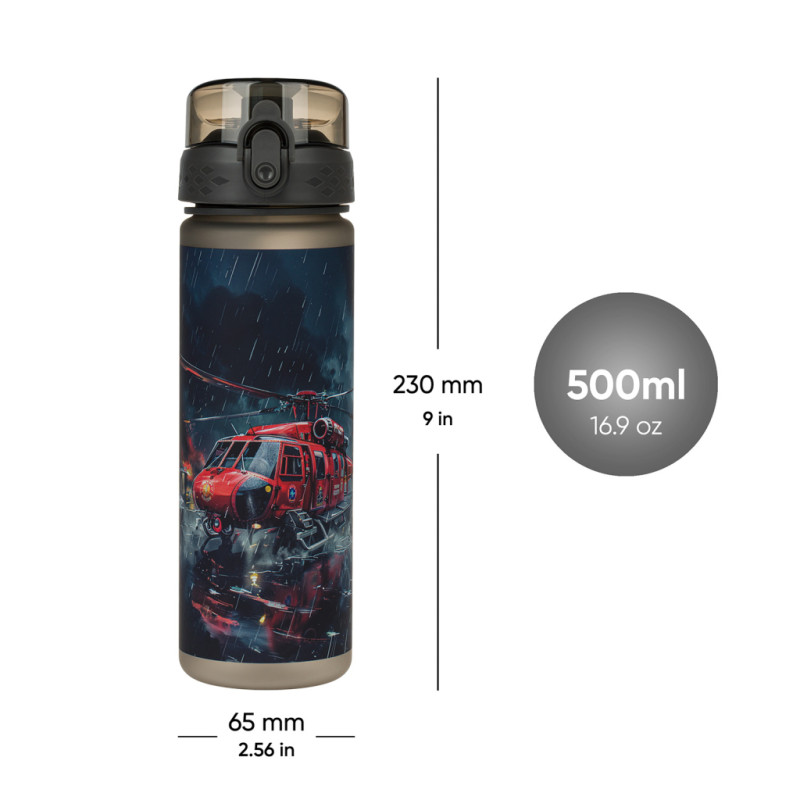 BAAGL Tritanová fľaša na nápoje Záchranári, 500 ml 5