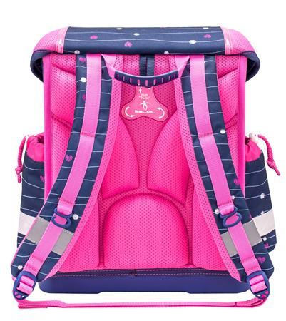 Školská taška, BELMIL "Classy Simple Hearts", ružové srdiečko 3