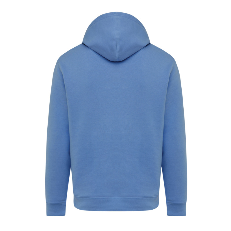 IQONIQ Joshua Unisex mikina s kapucňou z rec. bavlny moon blue L 3