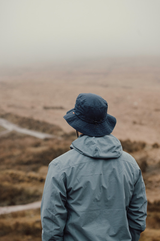 Nordic Drift RCS Horizon klobúk bucket hat UPF 50+ námornícka modrá 5