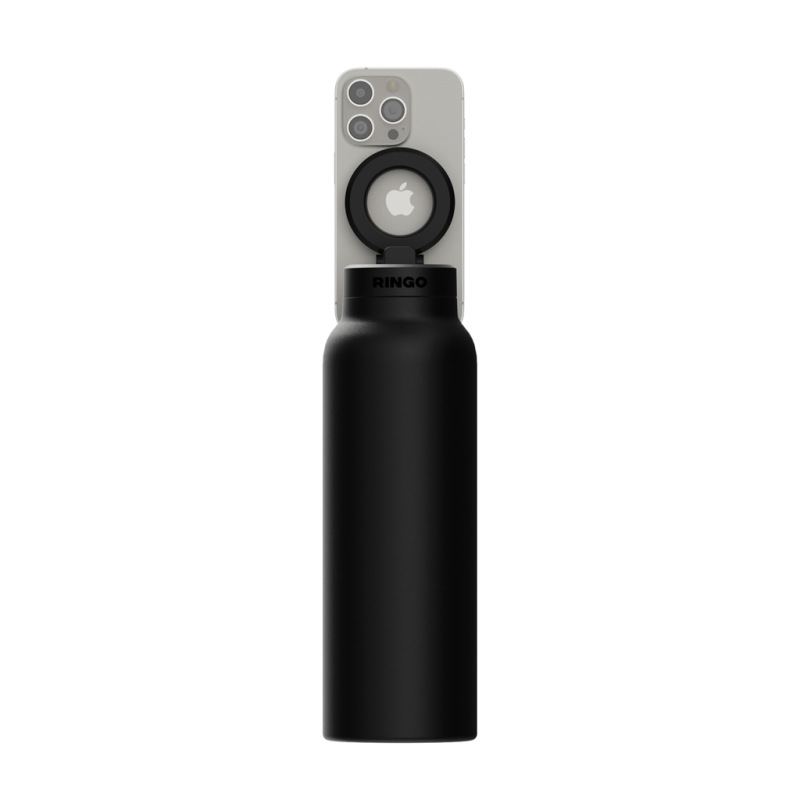 RINGO Pro MagSafe® fľaša 710 ml s magnetickým krúžkom čierna 6