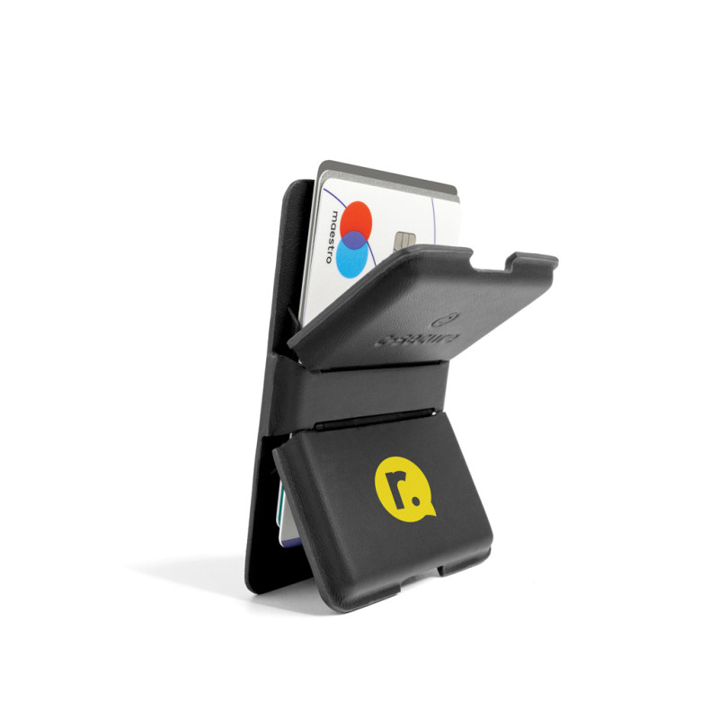 C-Secure MagSafe kartové púzdro na telefón čierna 8