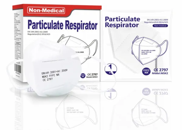 Respirátor (respiračné rúško) triedy FFP2 (CE)