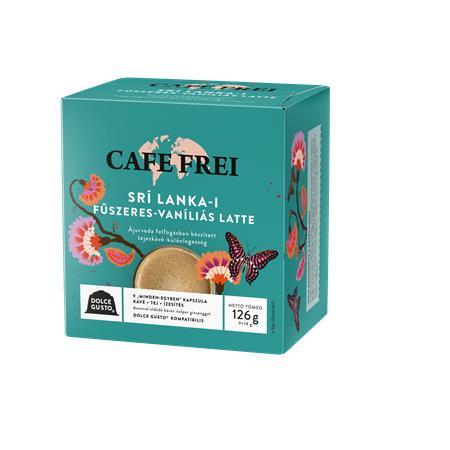 Kávové kapsule, kompatibilné s Dolce Gusto, 9 ks, CAFE FREI "Srílanské pikantné vanilkové
