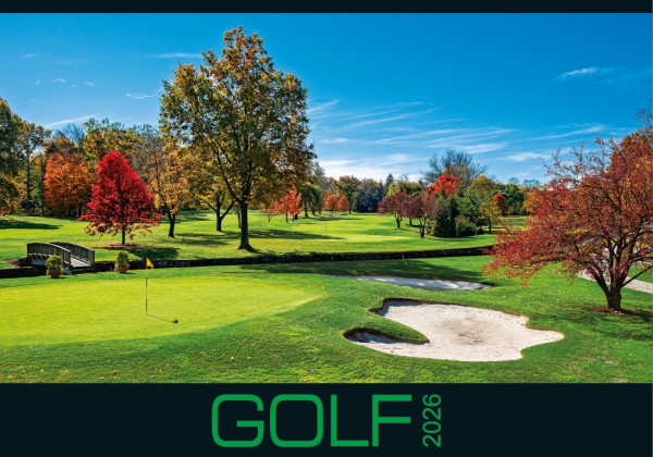 Nástenný kalendár Golf 2026 1