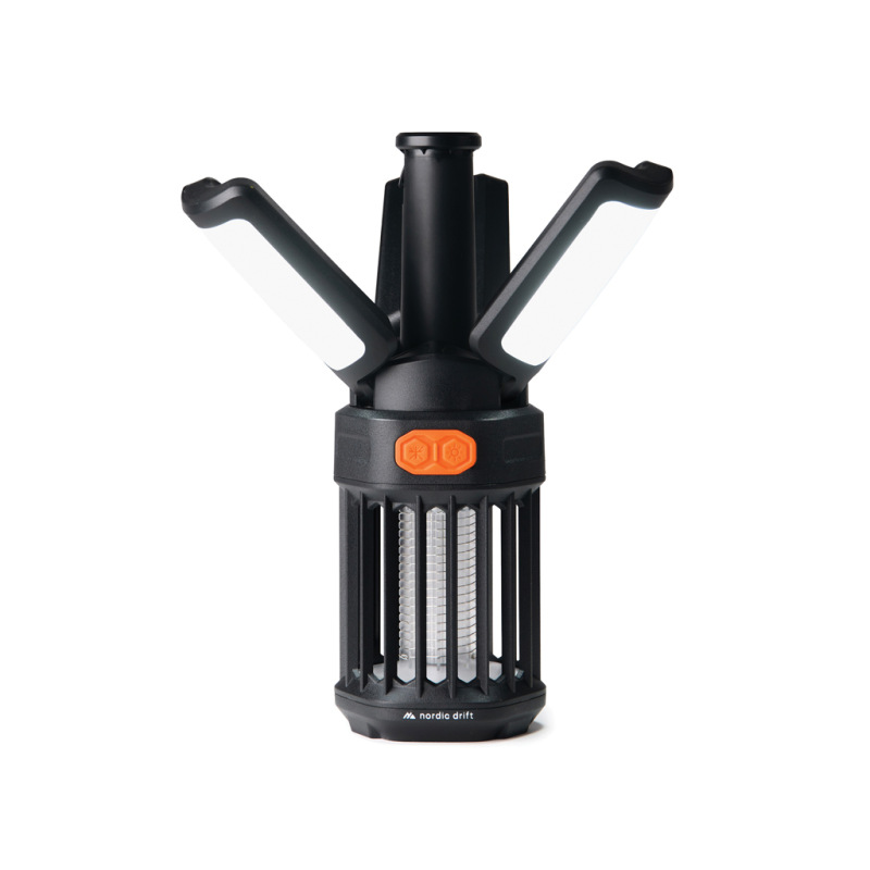 Nordic Drift Titan prenosné kemp. svetlo s odpudz. komárov čierna 6