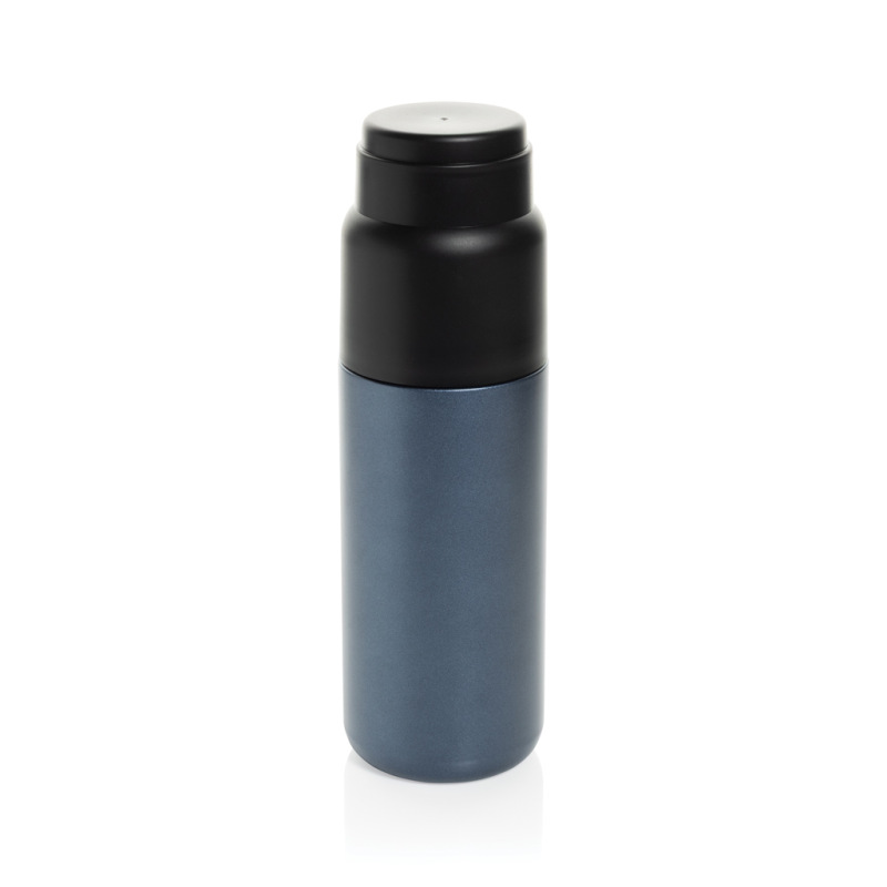 Thermocup RCS termosku z recykl. materiálov s pohárom 500ml námornícka modrá 1