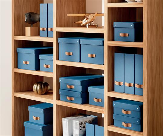 Úložný box, veľkosť M, LEITZ "Puro", modrý 5