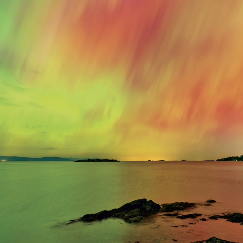 NOTIQUE Grid calendar Aurora Borealis 2027, 30 x 30 cm 12