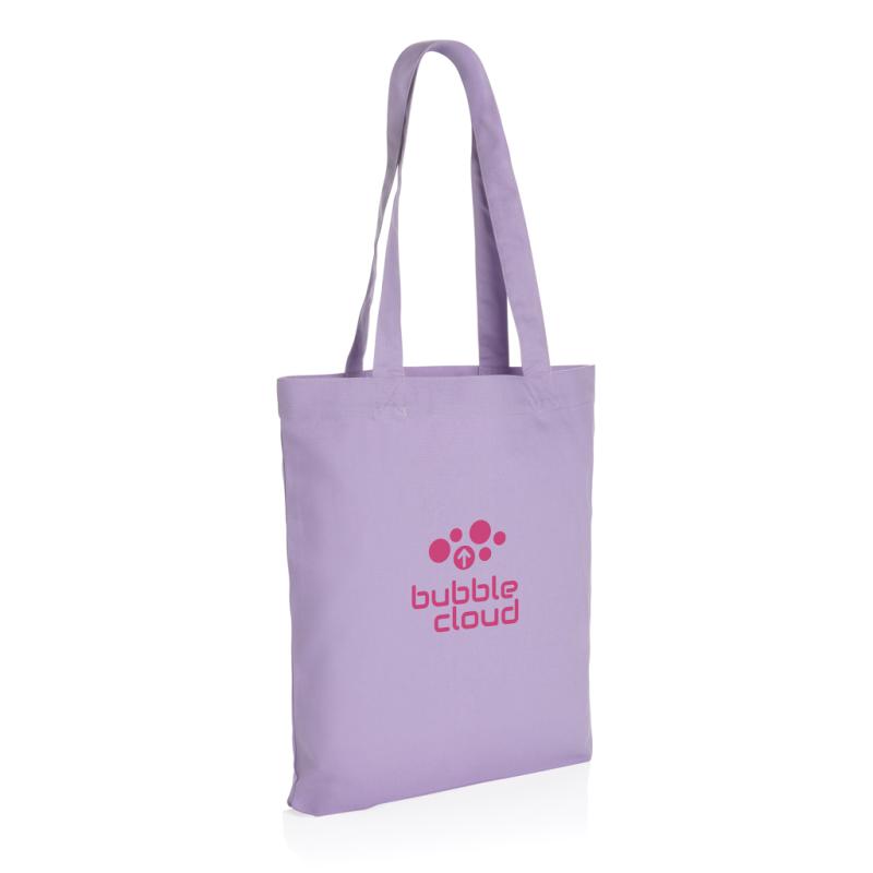 Tote bag Impact z 285g recykl. canvas lavender 3